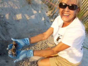 Debbie Rescues Hatchlings 2013